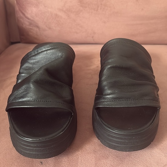 Free People Black Platform Edgy Clogs Size 41 - Picture 8 of 8